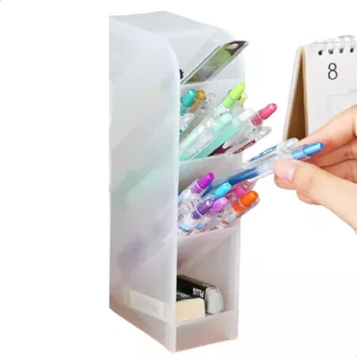 Organizador Accesorios Lápices Maquillaje Con Cubículos 