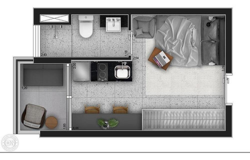 Studio Residencial Para Venda, Moema, São Paulo - St6811. - St6811-inc