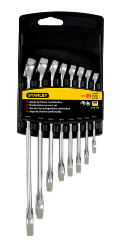 Juego Llaves Combinadas Métricas 8 Pz Stanley