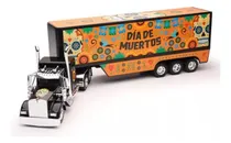 Comprar New Ray 1:32 Kenworth W900 Caja Seca Día De Muertos Naranja