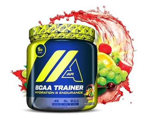 Bcaa Trainer Api - 45 Servicios - Fruit Punch + Shaker Sabor Fruit Punch
