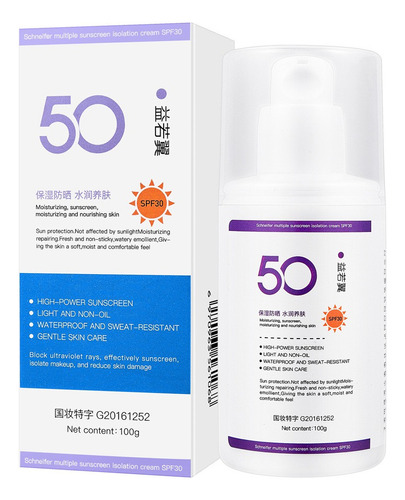 El Protector Solar Múltiple Spf30 Cuida El Aislamiento De La