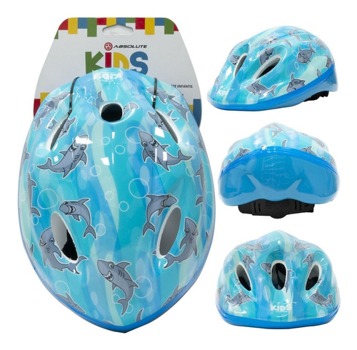 Capacete Ciclismo Bike Absolute Kids Infantil Criança