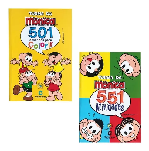 501 Desenhos para Colorir Turma da Mônica