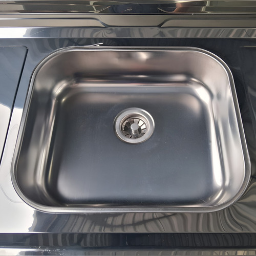 Pia De Inox 1.50mt Industrial Reforçada Com 6 Pés Soldada