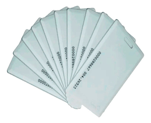 10 Tarjetas De Prox Para Lectores Rfid 125khz Folio Impreso