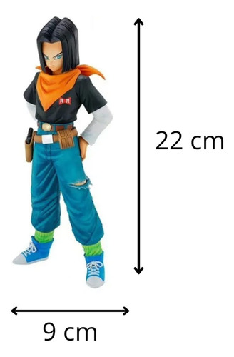 Figuras Coleccionables Androide 17 Y 18 Conjunto 2 Dragon Bz