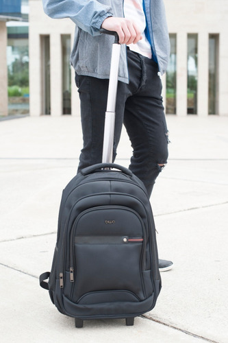 Imagen 2 de 10 de Mochila Biwo Con Carro 2 Ruedas Portanotebook Carry On