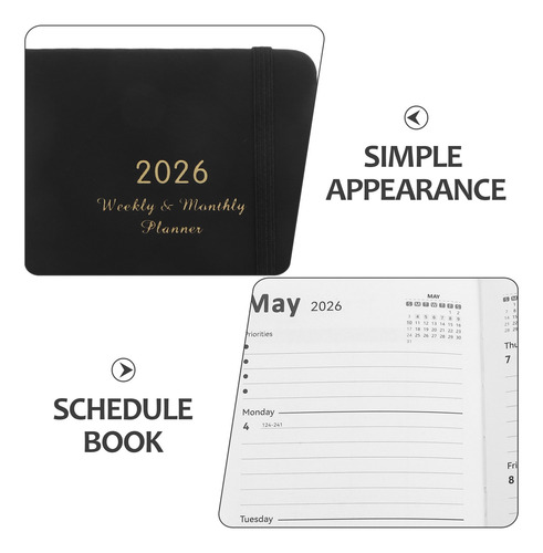 Bloc De Notas Portátil Weekly Planner 2026 Para