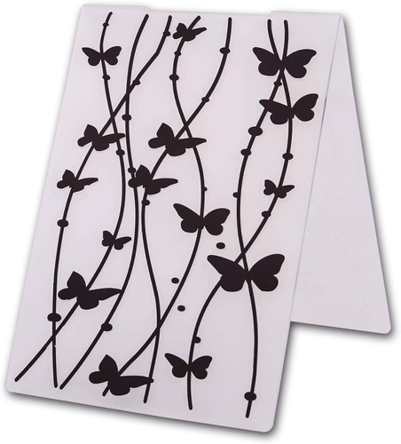 Carpeta De Embossing Texturizadora Repujado Mariposas 55027