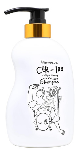 Elizavecca Cer-100 Shampoo Com Revestimento De Colágeno