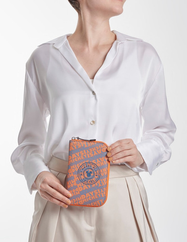 Porta Pasaporte Mujer Mickey W Capsule Naranja Acfranck3cw Diseño De La Tela Gráfico