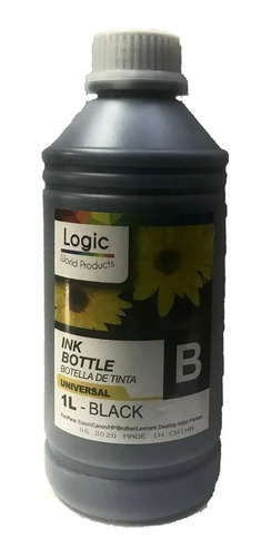 Tinta Universal Logic 1 Litro Negra Y Colores