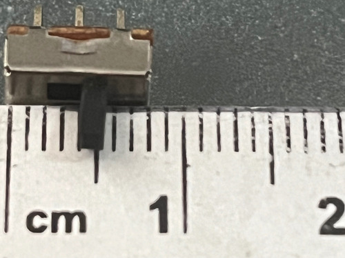 Switch Deslizante 3 Pines 11x8x3mm Sw-3301d ***