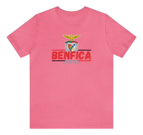 Remeras Algodon Peinado Benfica De Portugal Casual 