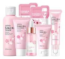 Comprar Kit Cuidado Piel Sakura Mujeres: Limpiador, Sérum, Crema
