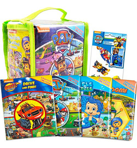 Nickelodeon Look And Find Books Set Paquete Para Niños Pequ