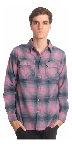 Camisa Manga Larga Rip Curl Sh Ml Heavy Flannel Verde Hombre