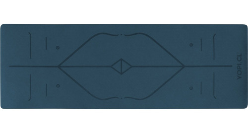 Imagen 2 de 5 de Mat De Yoga Eco | Yopi - Azul