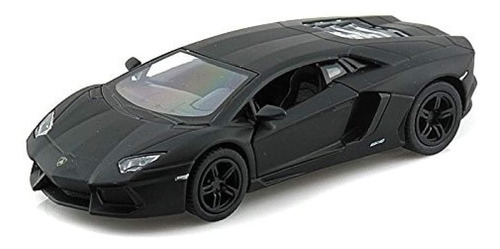 Lamborghini Matt Black Aventador Lp 700-4 1:38 5 Tirando De