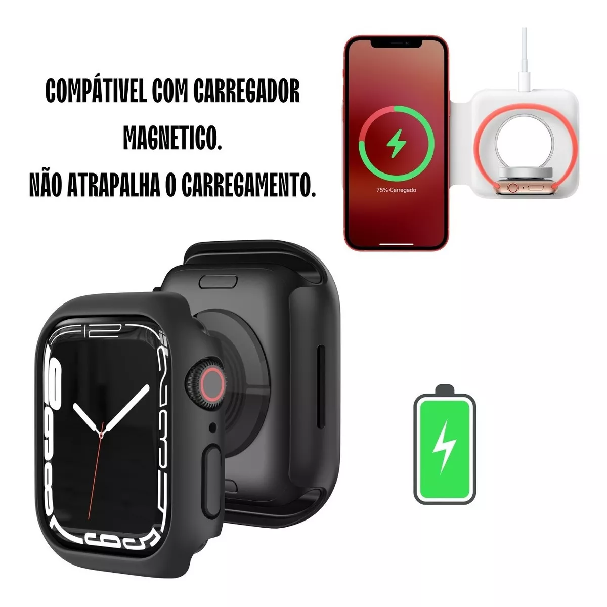 Primeira imagem para pesquisa de capa de relogio smartwatch
