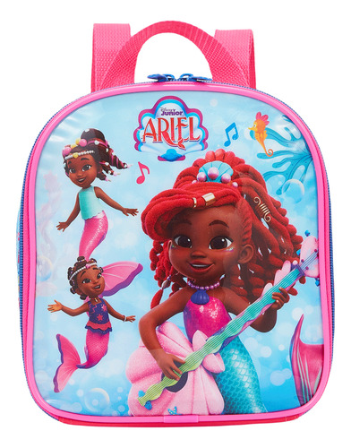 Kit De Mochila Escolar A Pequena Sereia Kit Ariel Ps X Va25 - Azul