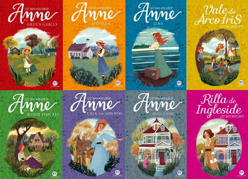 Série Completa Anne De Green Gables 8 Livros