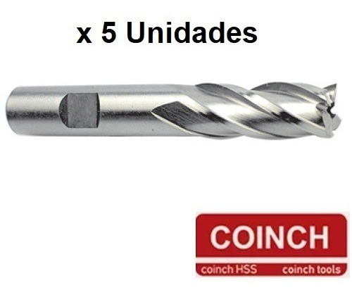 Fresa Frontal 10 Mm. Hss Co 4 Filos Coinch Factura 5 Unid