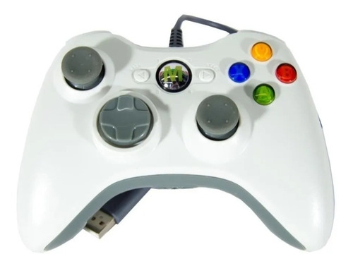 Control Alámbrico Xbox 360 Megafire Blanco O Negro