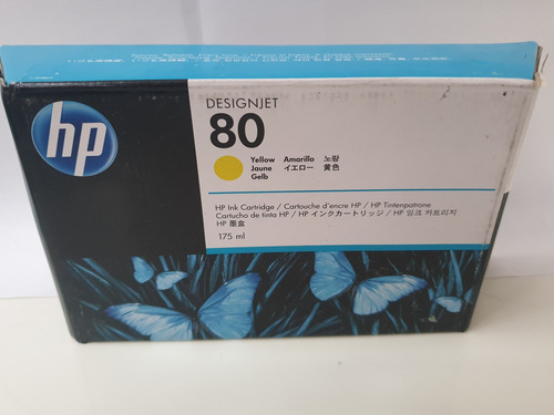 Cartucho Original Hp 80 (c4873a) Amarillo