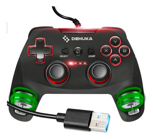 Joystick Ergonomico X-input/D-input Compatible Con Pc P3 Computadora Steam Notebook TV Box Android Dehuka