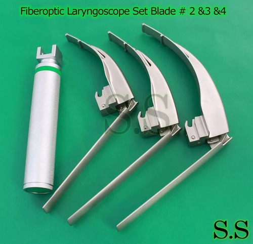 Laringoscopio Flexible Fibraoptica + Lámina 2-3-4 Entrega Ya