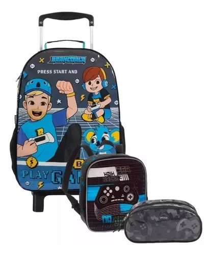 Mochila escolar infantil brancoala oficial - DERMIWIL - Mochila