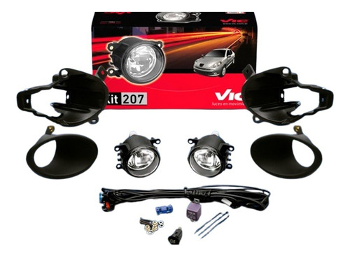 Kit Faros Auxiliares Instalacion Peugeot 207 2008 A 2016 Vic