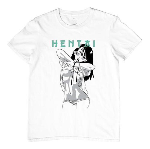  Camiseta Anime Manga Hentai Camisa Algodão Desenho Japoneis