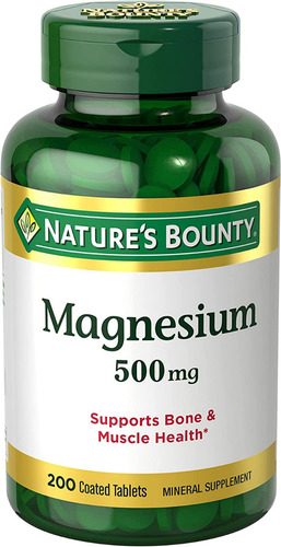 Nature's Bounty Magnesio 500mg
