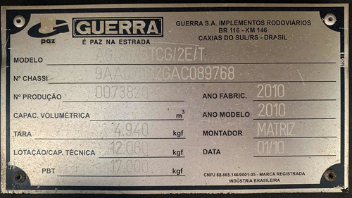Imagem 2 de 8 de Bitrem Guerra 10/10 Graneleiro 7,5 Assoa Madeira, Tampa 1,80