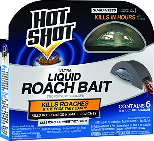 Hot Shot Hg-95789 Roach Killer, 6 Unidades, Marron / A