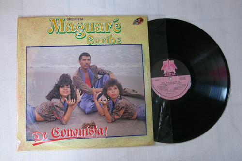 Vinyl Vinilo Lp Acetato Orq Maguare Caribe De Conquista Trop