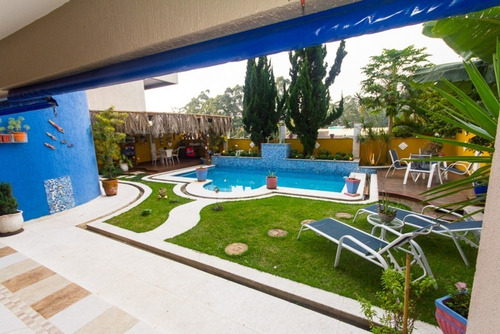 Imagem 4 de 15 de Sobrado Magnifico 4 Suítes 5 Vagas Condominio Fechado Swiss - 1033-10618