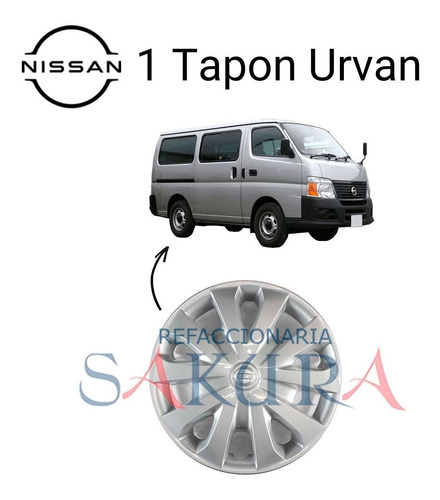 Tapon Rueda 1 Pz Nissan Urvan 2011