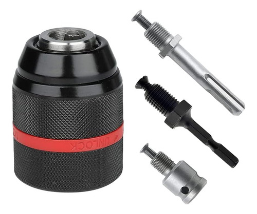 Seonfook Portabrocas Sin Llave De -pulgada Adaptador De Port