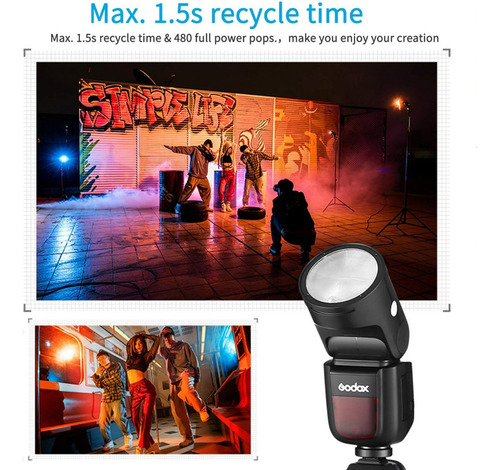 Flash De Cámara Godox V1c