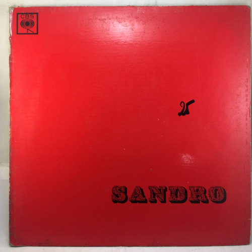 Sandro - Rojo 1969 - Con Insert Jorge Lopez Ruiz - Vinilo Lp