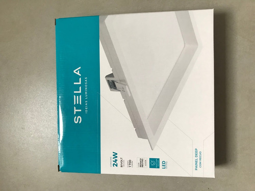 Imagem 9 de 9 de Painel Led 24w Stella Embutir Deep 26,2cm Recuado Sth8904