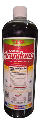 Jugo De Arandano Reforzado Con Noni 1l