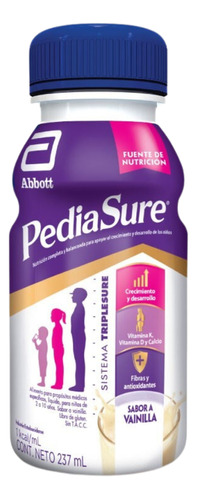 Pediasure Suplemento Bebible Sabor Vainilla X 220 Ml