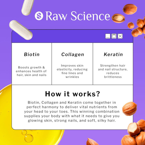 Biotin Crecimiento Del Cabello Vitaminas La Piel Y Las Uñas
