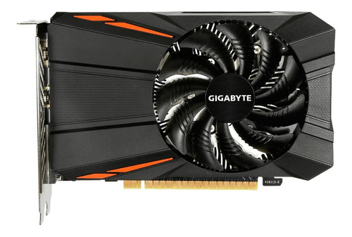 Imagen 1 de 3 de Placa de video Nvidia Gigabyte  GeForce GTX 10 Series GTX 1050 Ti GV-N105TD5-4GD (rev1.0/rev1.1/rev1.2) 4GB