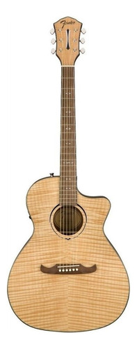 Guitarra acústica Fender Alternative FA-345CE 0971343021 para diestros natural walnut brillante